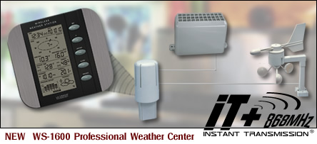 NEW!  WS-1600 Professional Weather Center
