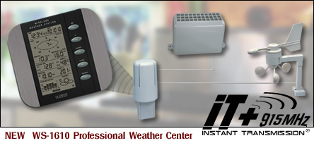 NEW!  WS-1610 Professional Weather Center